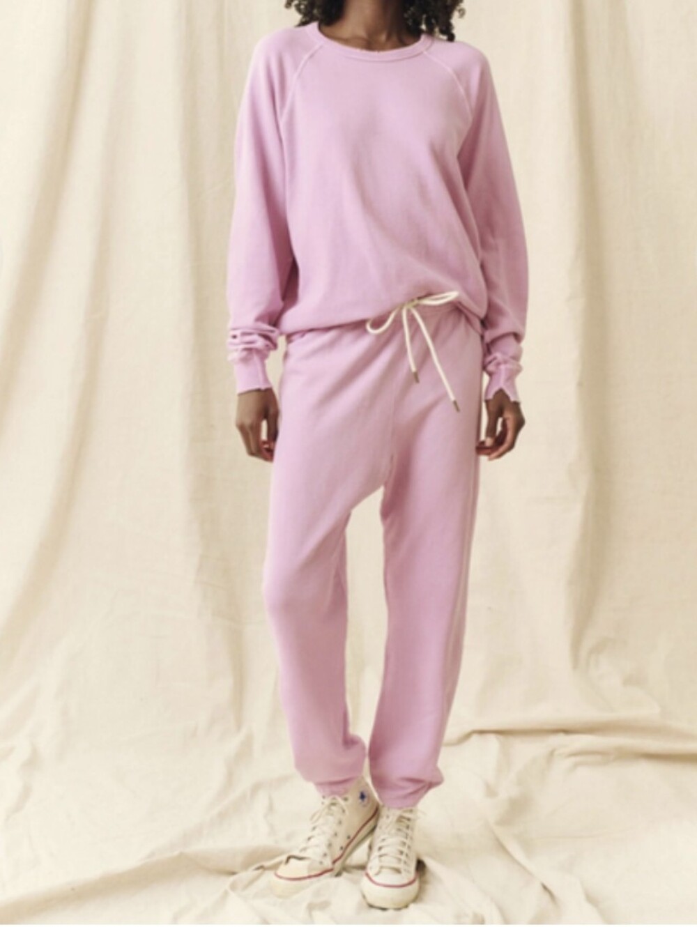 The Great,Lilac Blossom, College Sweater, Size L